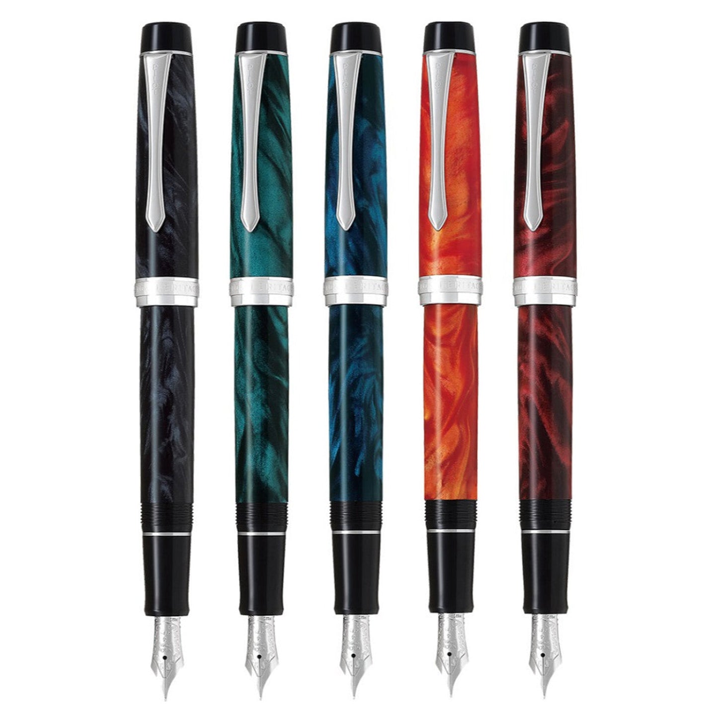Pilot Custom Heritage SE Marble Green CT Fountain Pen