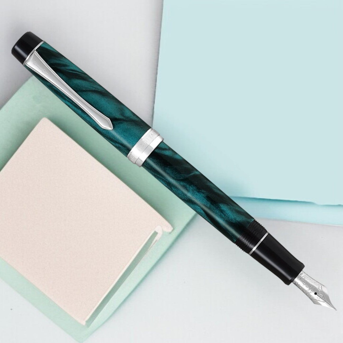 Pilot Custom Heritage SE Marble Green CT Fountain Pen