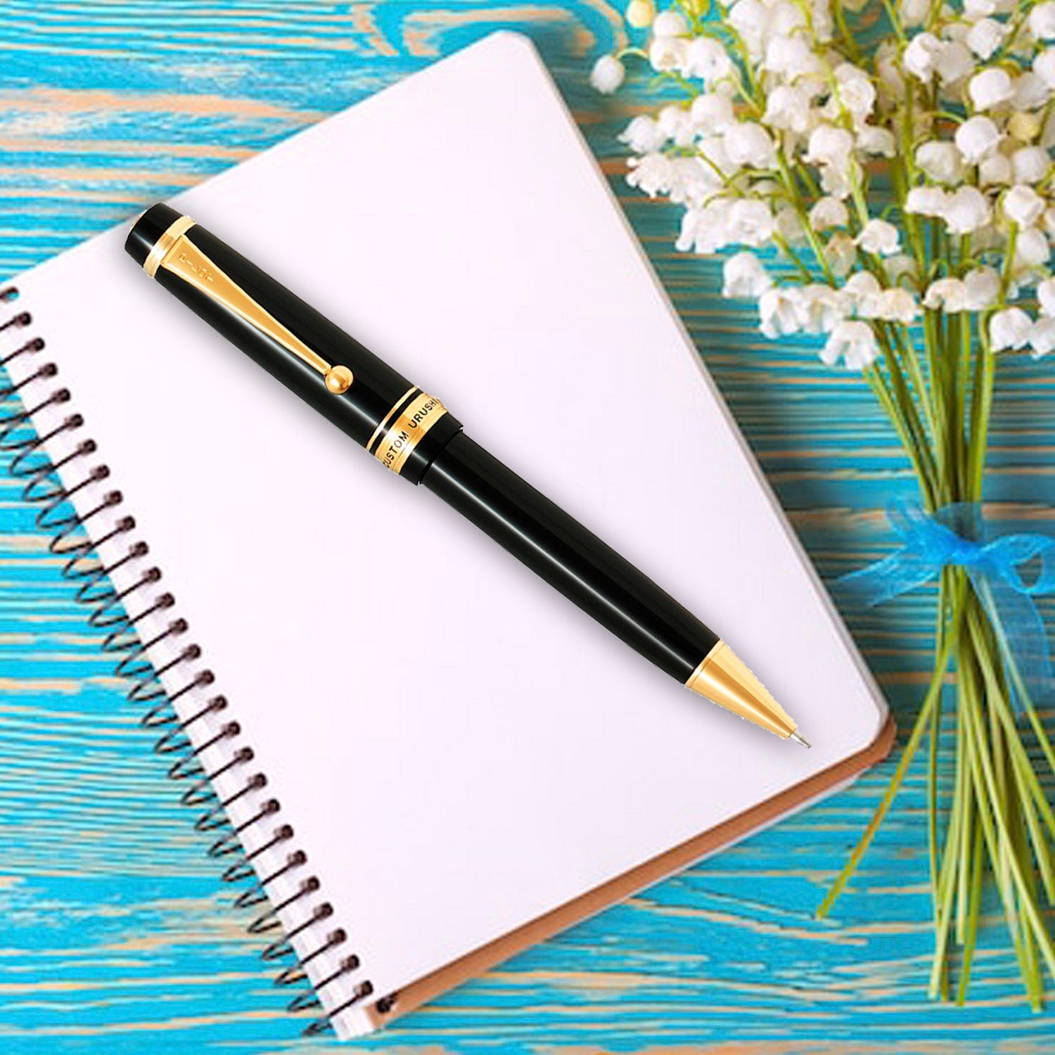 Pilot Custom Urushi Black GT Ballpoint Pen BKV45SRBEX