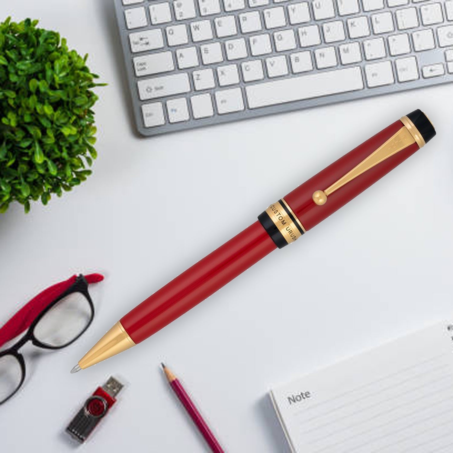 Pilot Custom Urushi Vermillion GT Ballpoint Pen BKV45SRREX