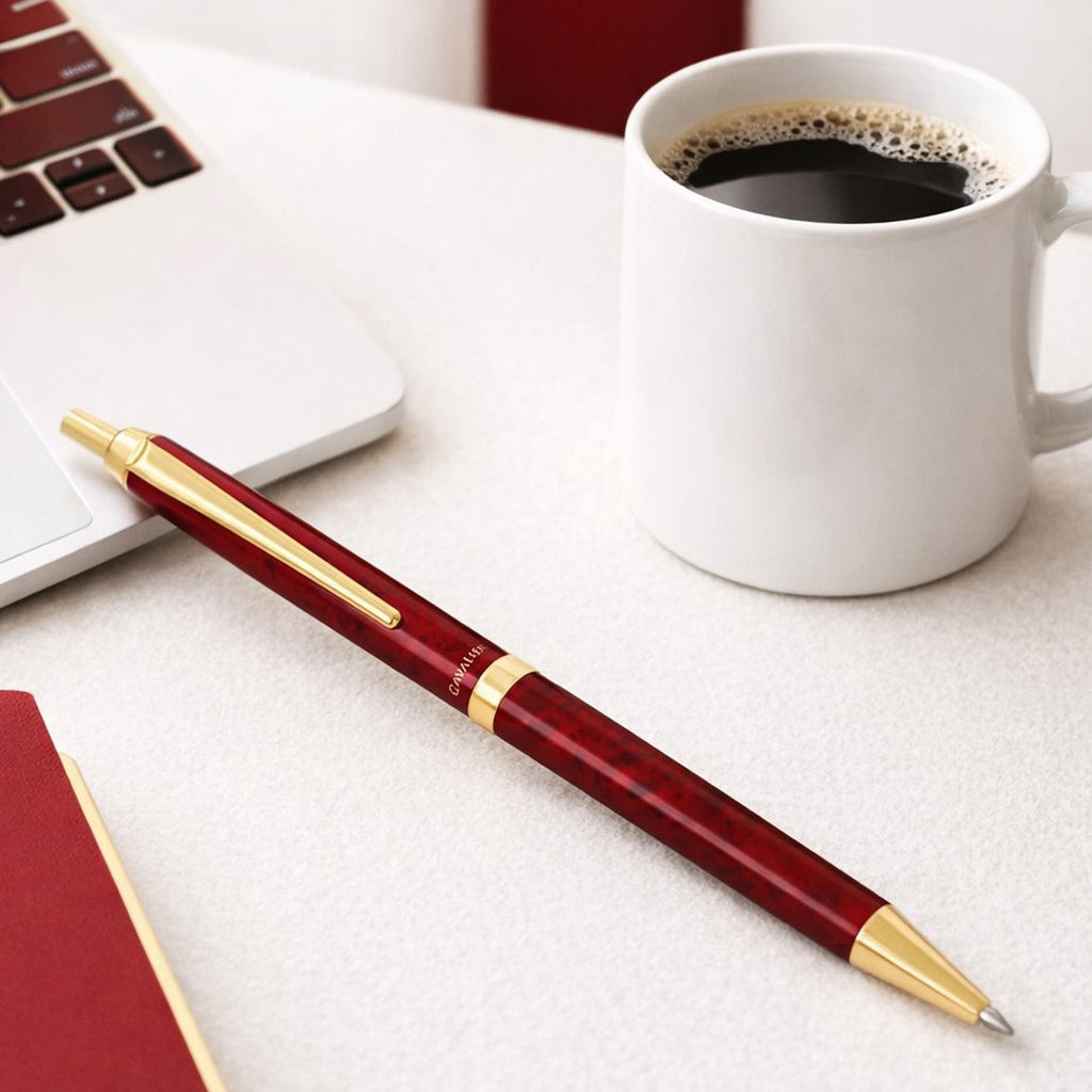 Pilot Cavalier Black/Red GT Ballpoint Pen BCAN-3SR-BR-EX