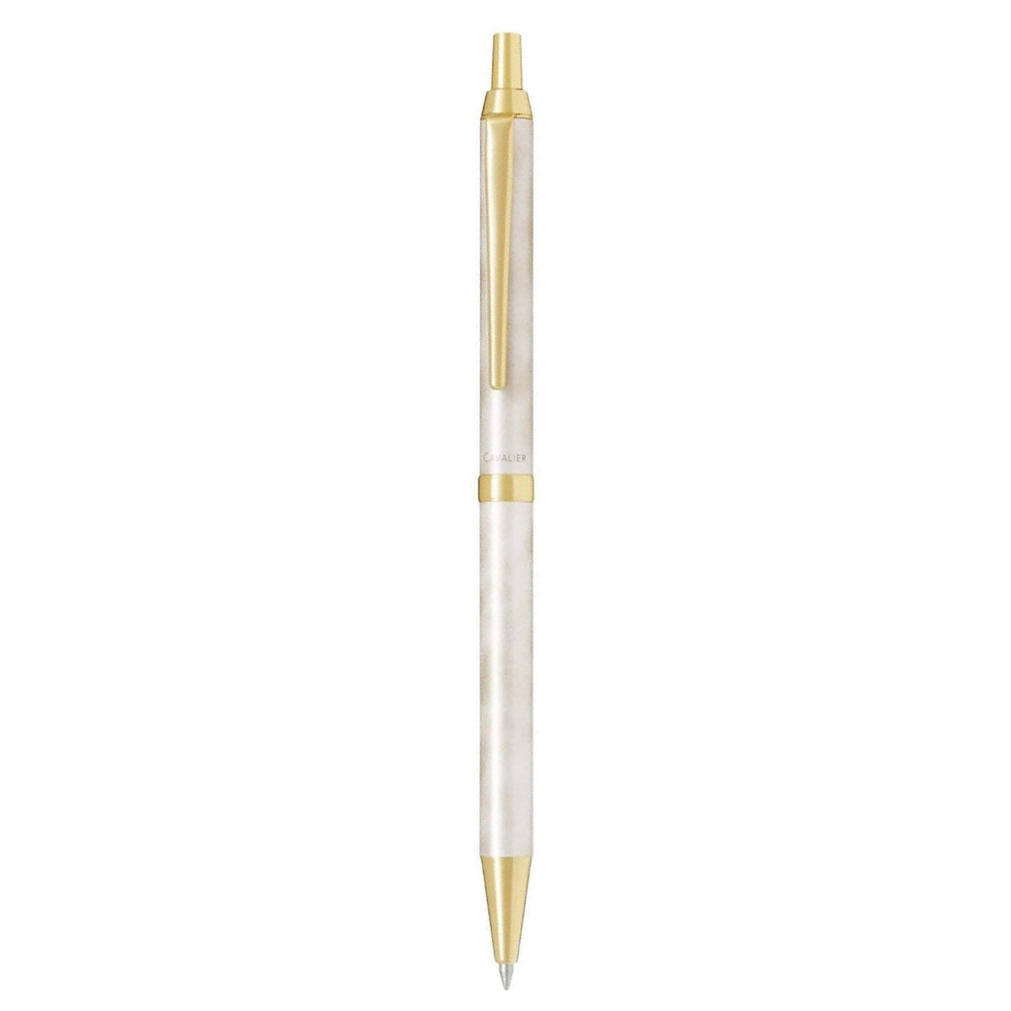 Pilot Cavalier Gold/White GT Ballpoint Pen BCAN-3SR-GDW-EX