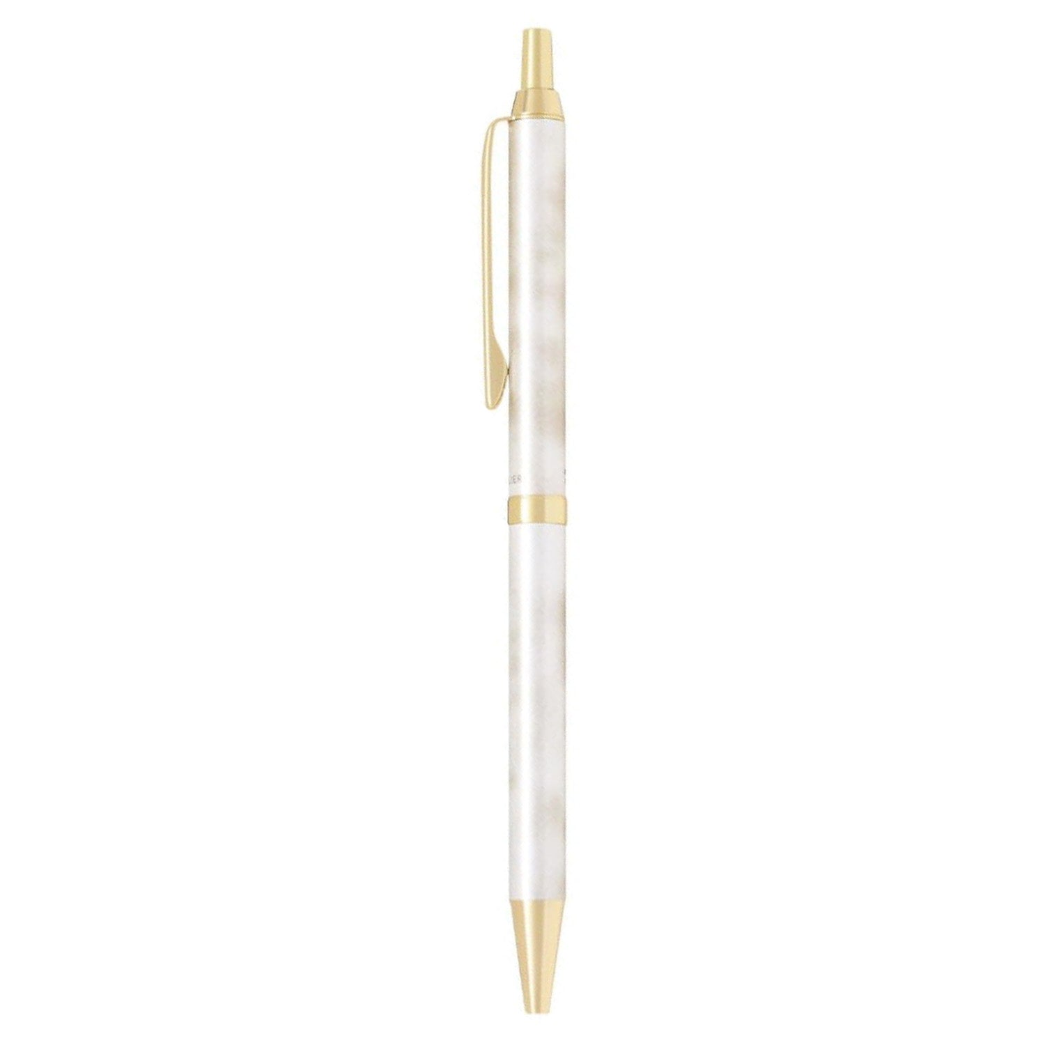 Pilot Cavalier Gold/White GT Ballpoint Pen BCAN-3SR-GDW-EX