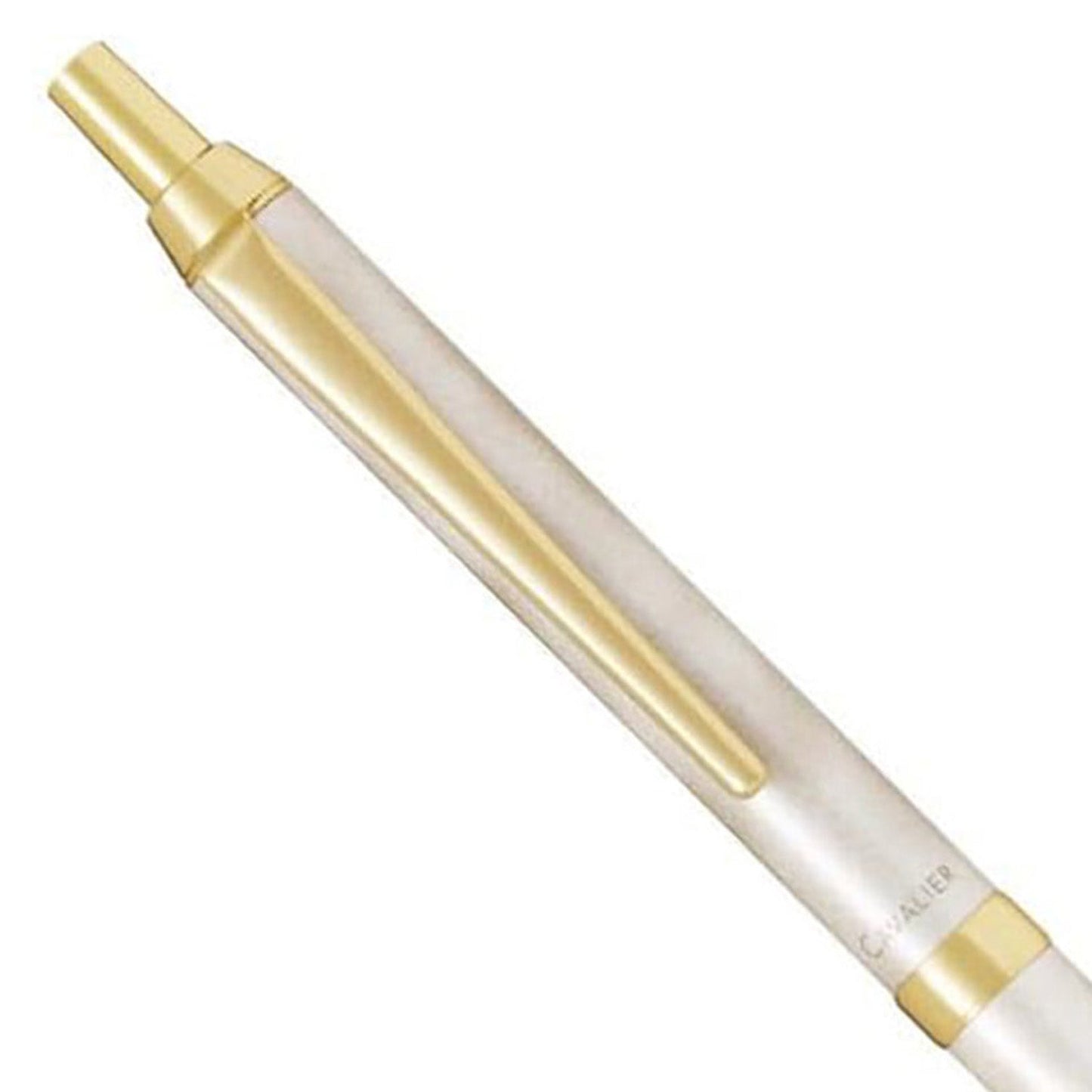 Pilot Cavalier Gold/White GT Ballpoint Pen BCAN-3SR-GDW-EX