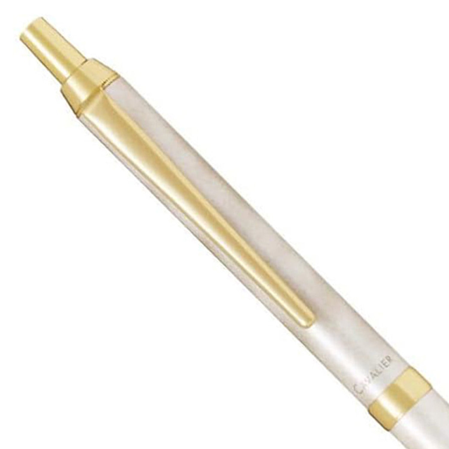 Pilot Cavalier Gold/White GT Ballpoint Pen BCAN-3SR-GDW-EX