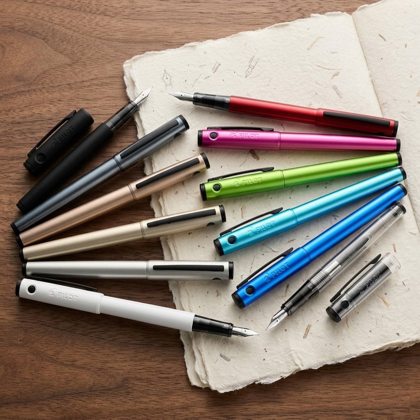 Pilot Explorer Matte Turquoise PVD Fountain Pen