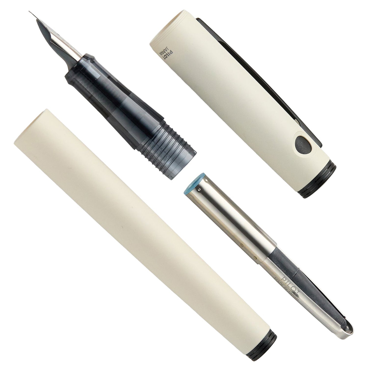 Pilot Explorer Matte White PVD Fountain Pen