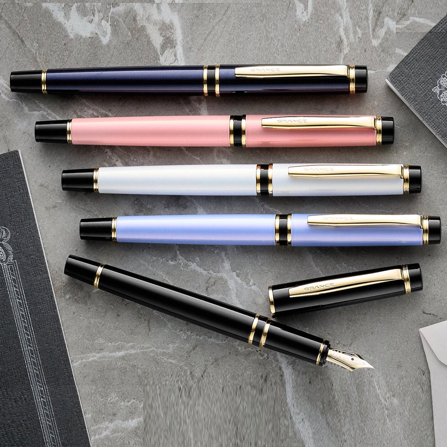 Pilot Grance Pearl White GT Fountain Pen