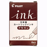 Pilot Ink Cartridge (Brown - Pack of 5) IRF-5S-BN(EX)