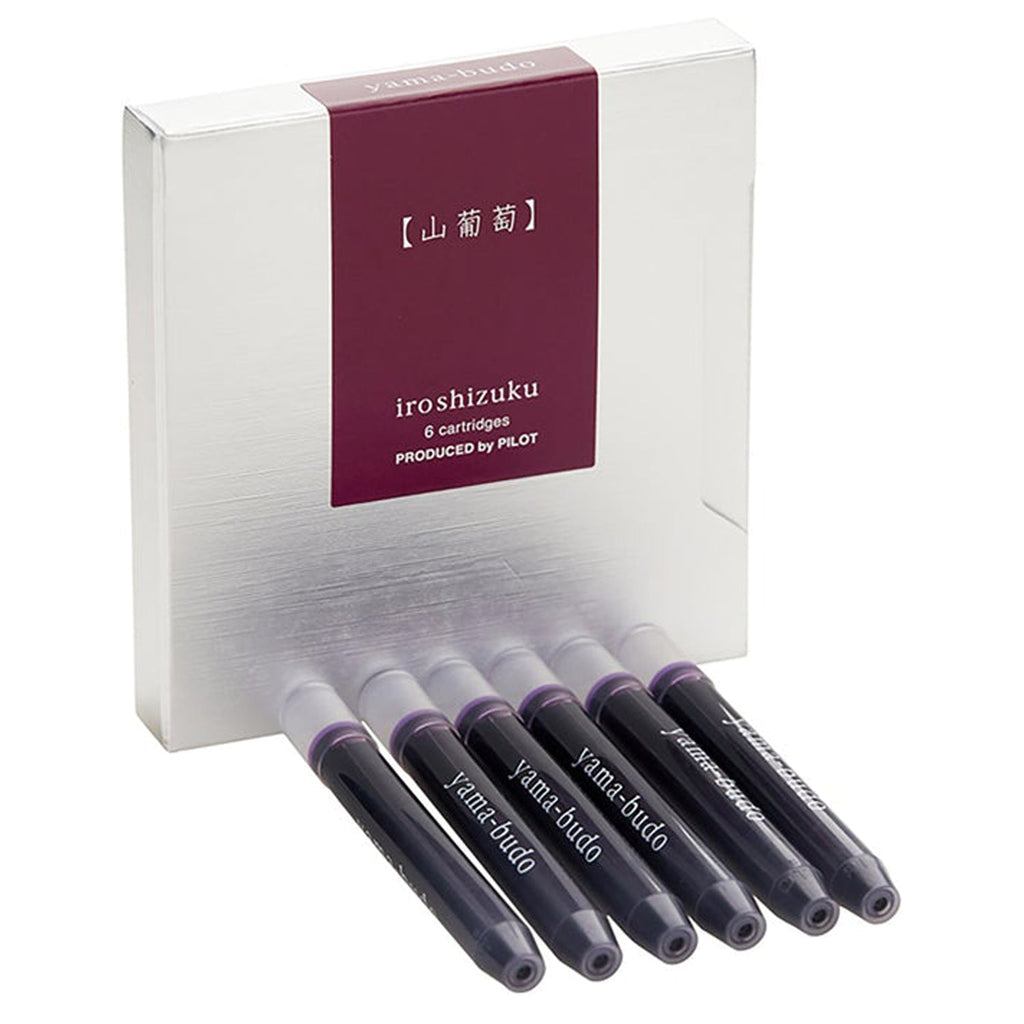 Pilot Iroshizuku Ink Cartridge (Yama-Budo - Pack of 6) IRF6SYBINT