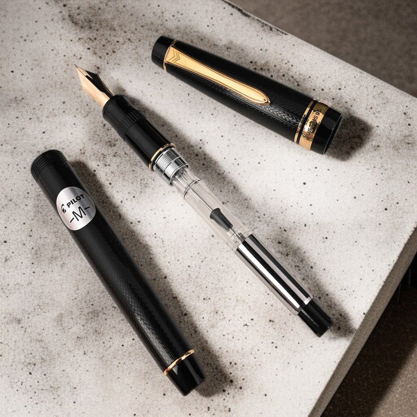 Pilot Justus 95 Net Black GT Fountain Pen