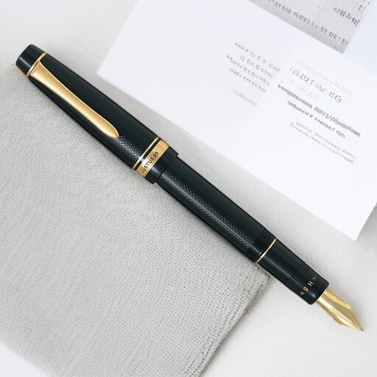Pilot Justus 95 Net Black GT Fountain Pen