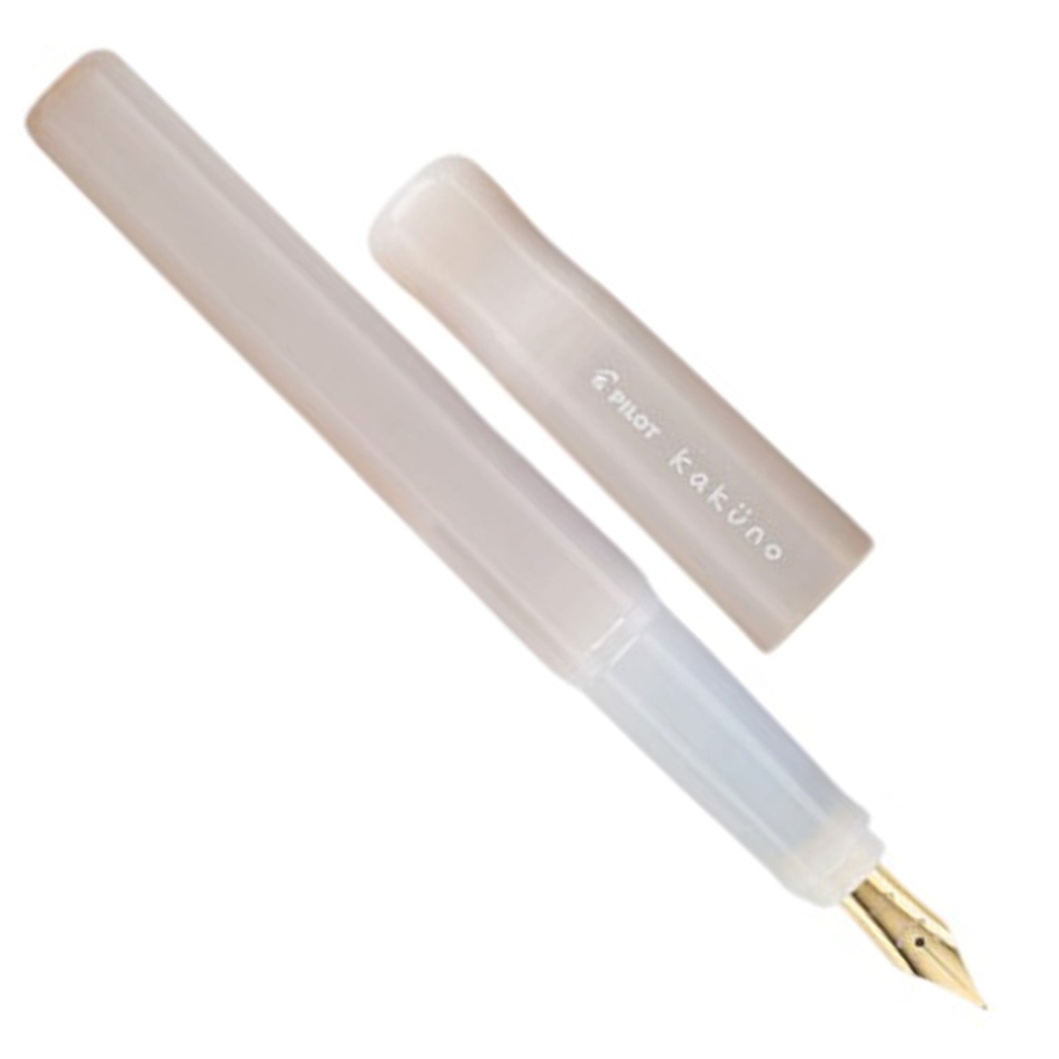 Pilot Kakuno White Fountain Pen