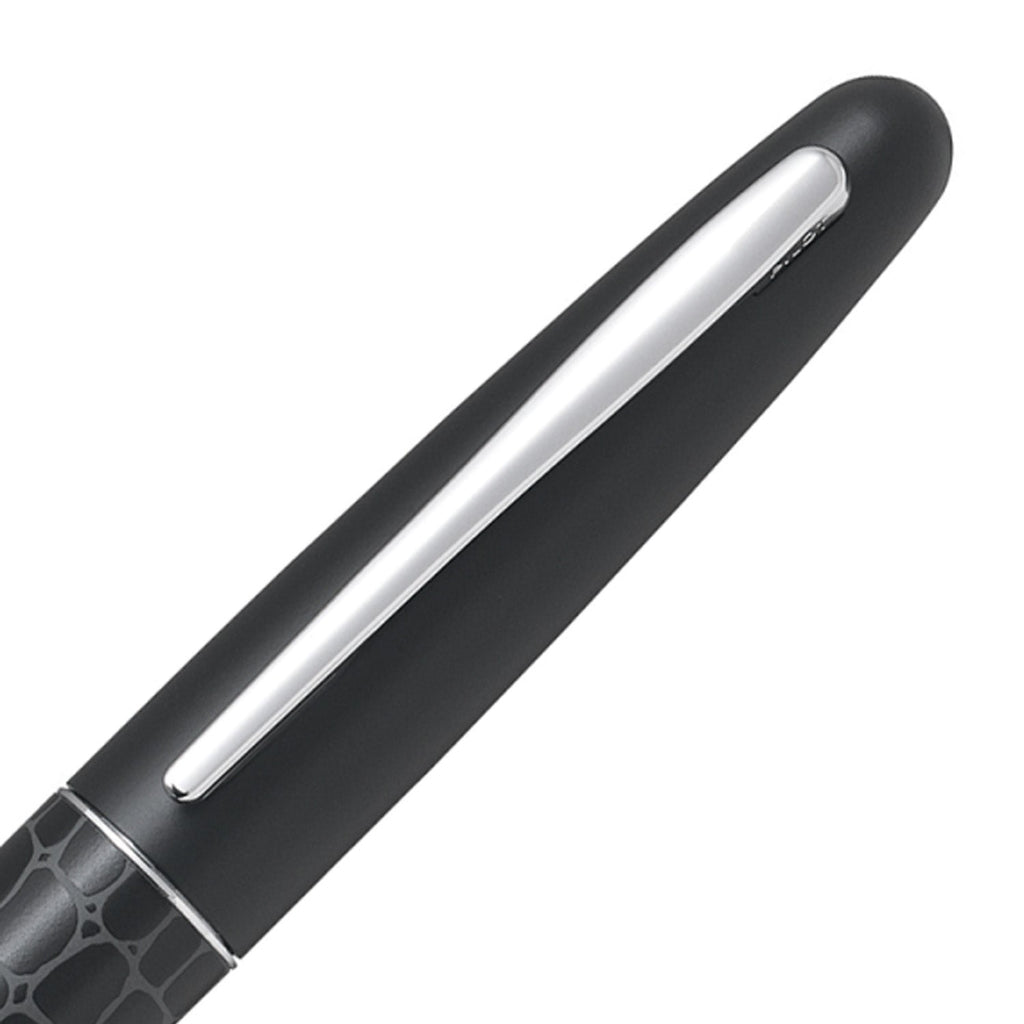 Pilot Metropolitan 02 Black Crocodile Design Ballpoint Pen - Image 2