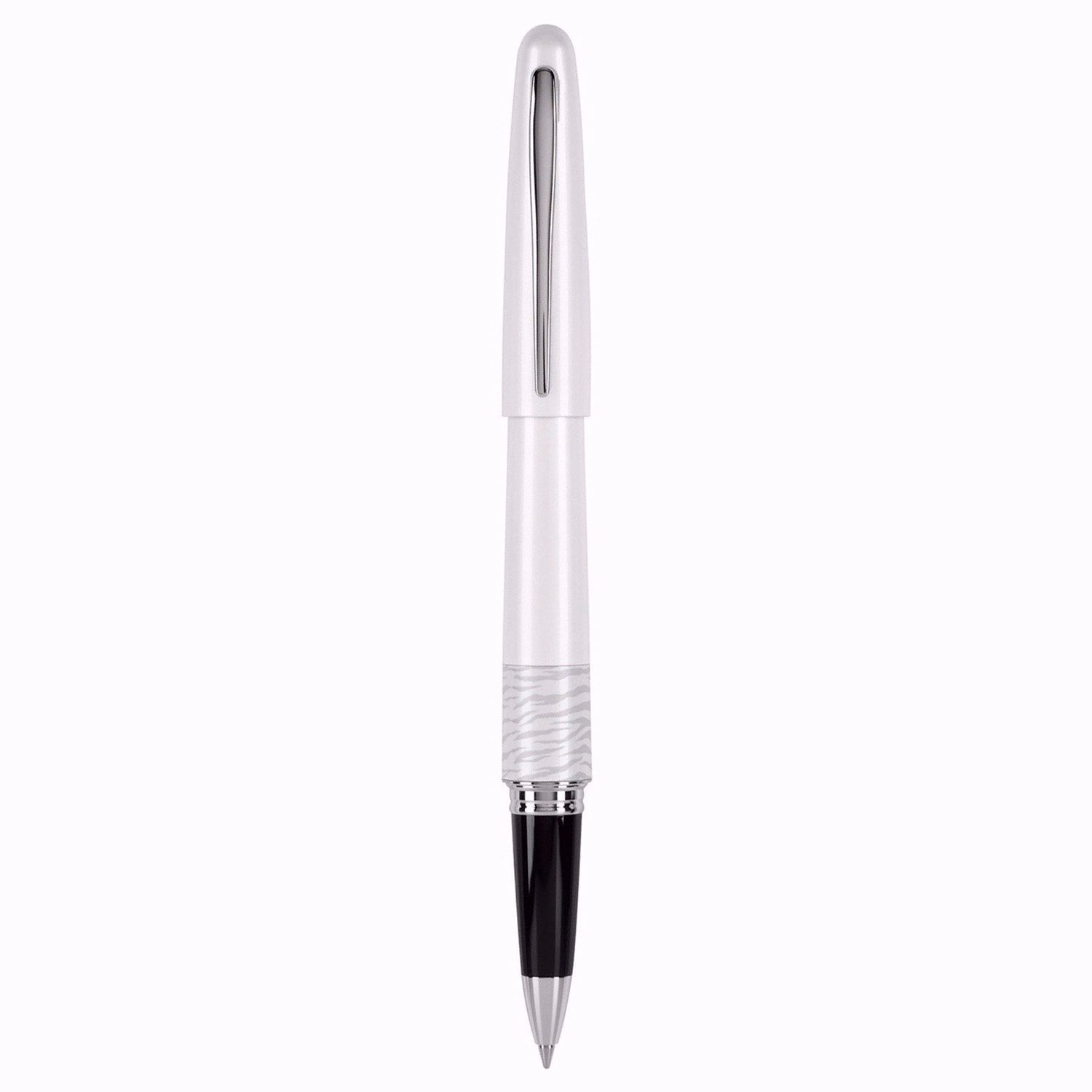 Pilot Metropolitan White Tiger CT Roller Ball Pen BL-MR2-7-WTG-B