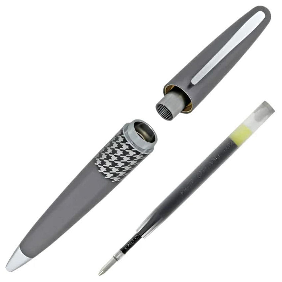 Pilot Metropolitan MR3 Retro Pop Metallic Gray CT Ballpoint Pen BP-MR3-HT