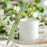 Pilot Metropolitan MR3 Retro Pop Metallic Light Green CT Ballpoint Pen BP-MR3-MB