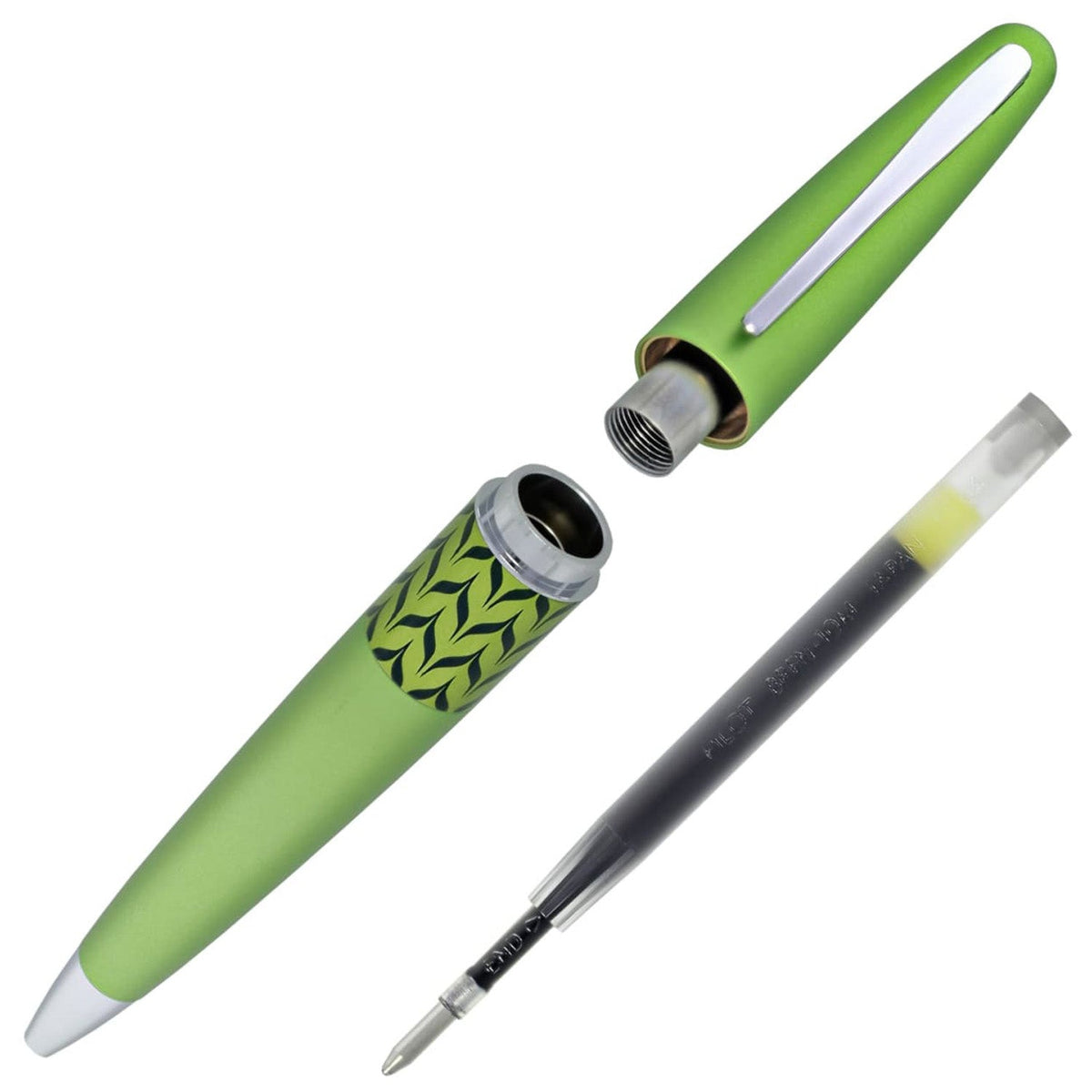 Pilot Metropolitan MR3 Retro Pop Metallic Light Green CT Ballpoint Pen BP-MR3-MB