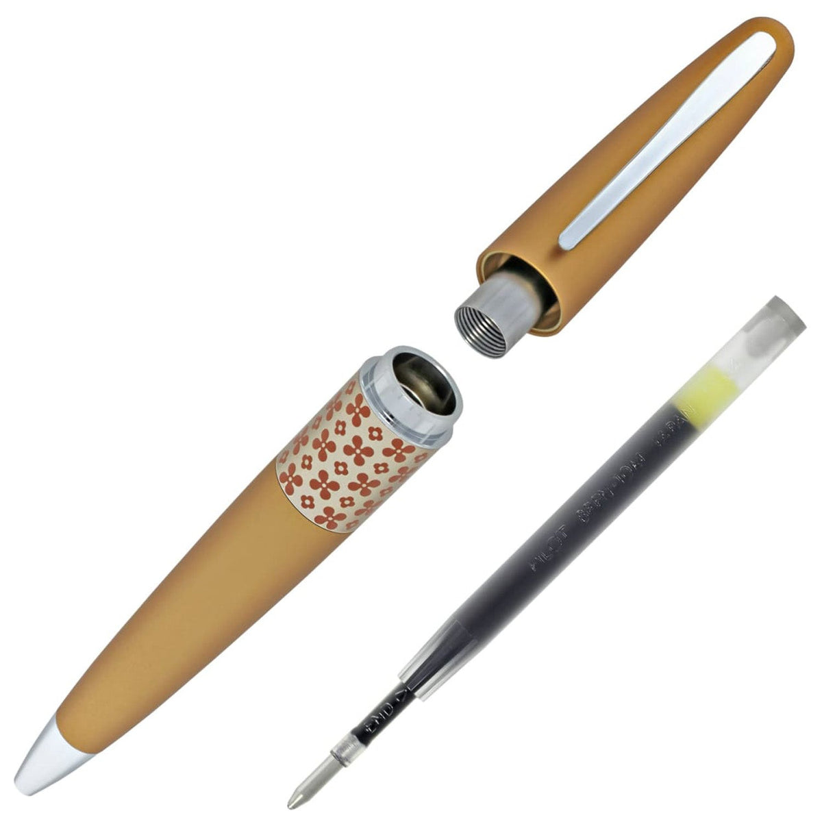 Pilot Metropolitan MR3 Retro Pop Metallic Orange CT Ballpoint Pen BP-MR3-FL