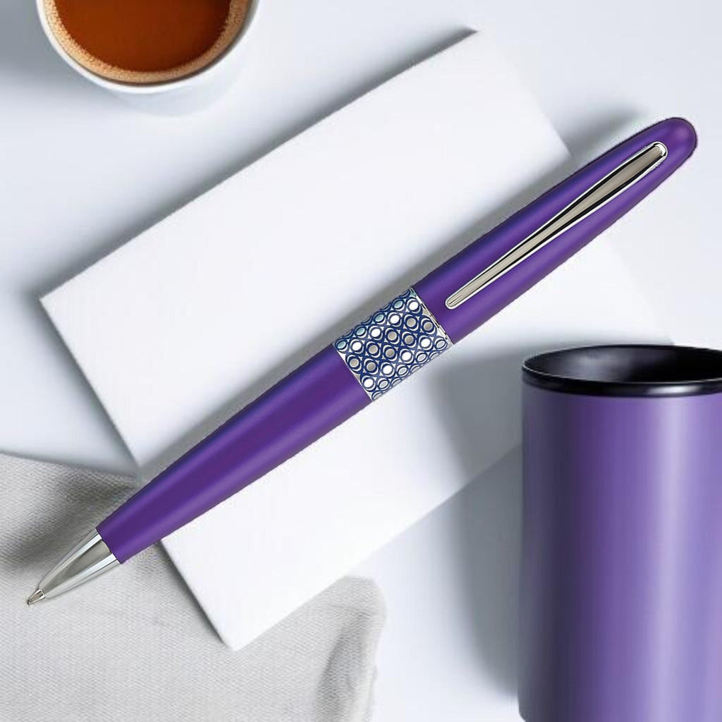 Pilot Metropolitan MR3 Retro Pop Metallic Violet CT Ballpoint Pen BP-MR3-EP