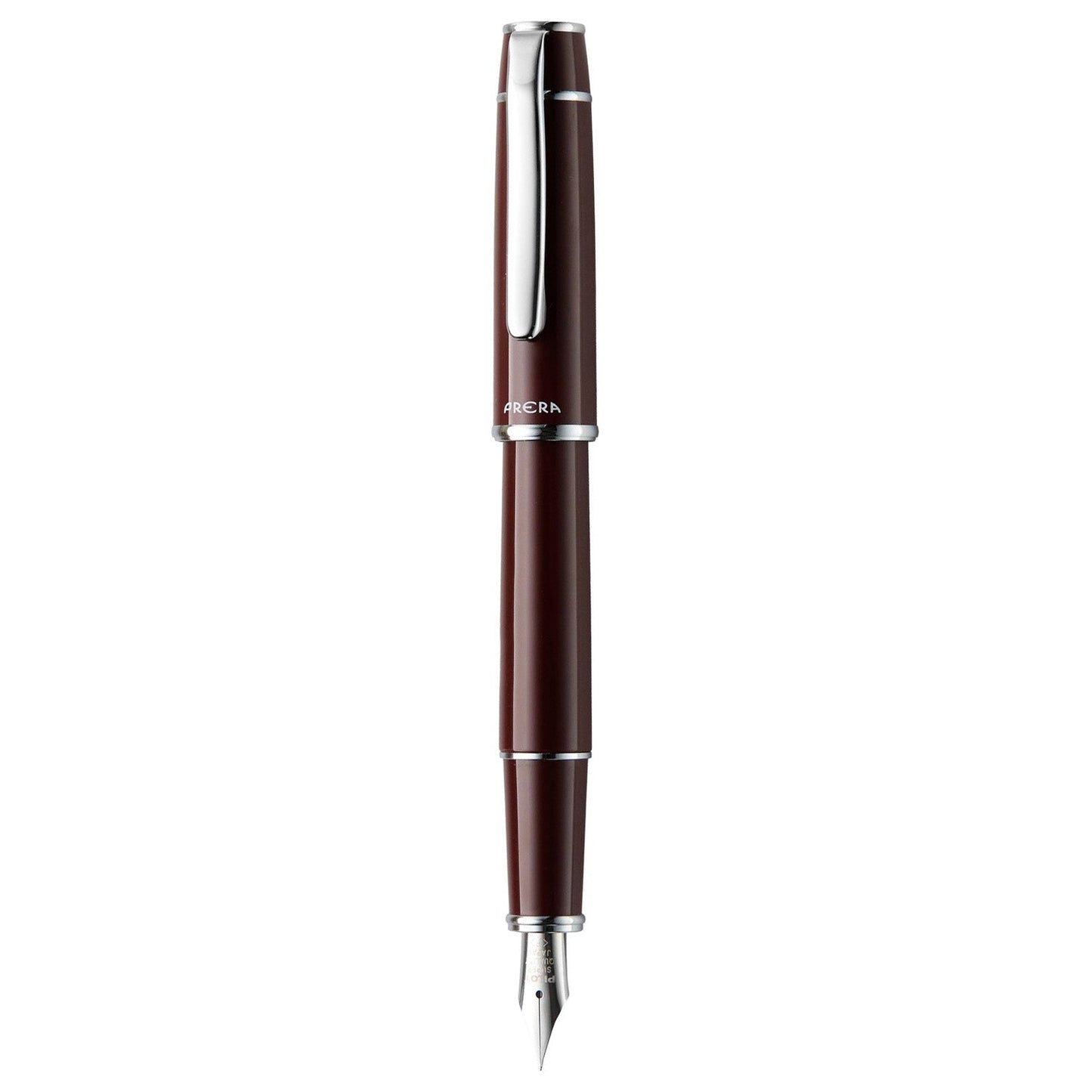 Pilot Prera Red Brown CT Fountain Pen