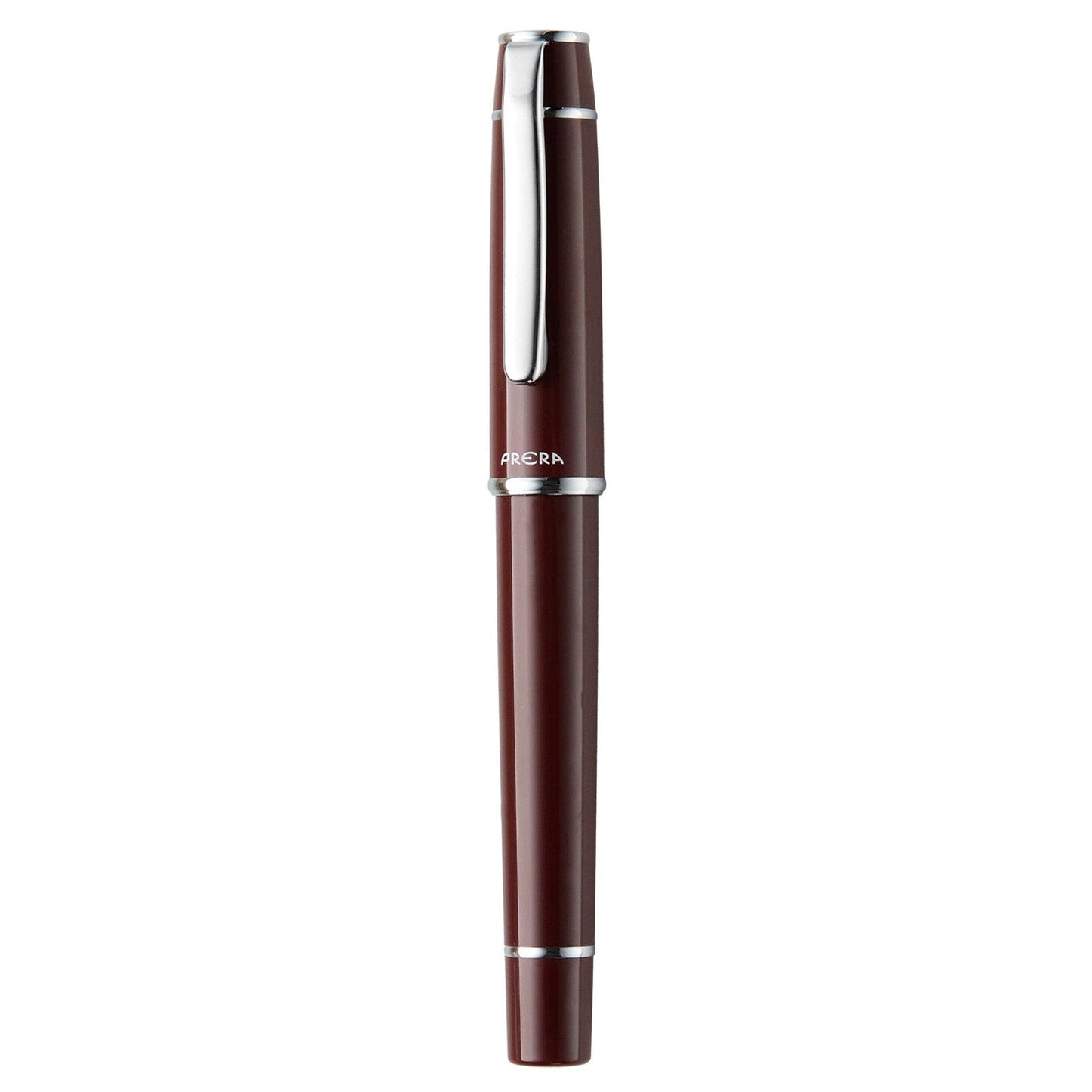 Pilot Prera Red Brown CT Fountain Pen
