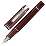 Pilot Prera Red Brown CT Fountain Pen