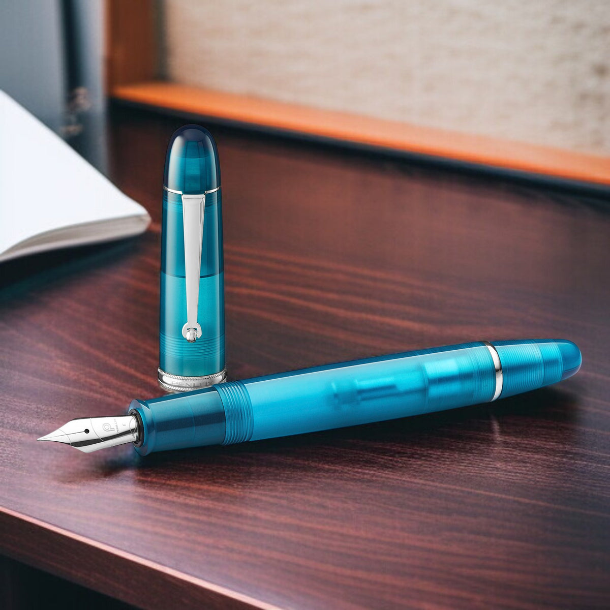 Penlux Masterpiece Grande Great Natural Deep Sea CT Fountain Pen