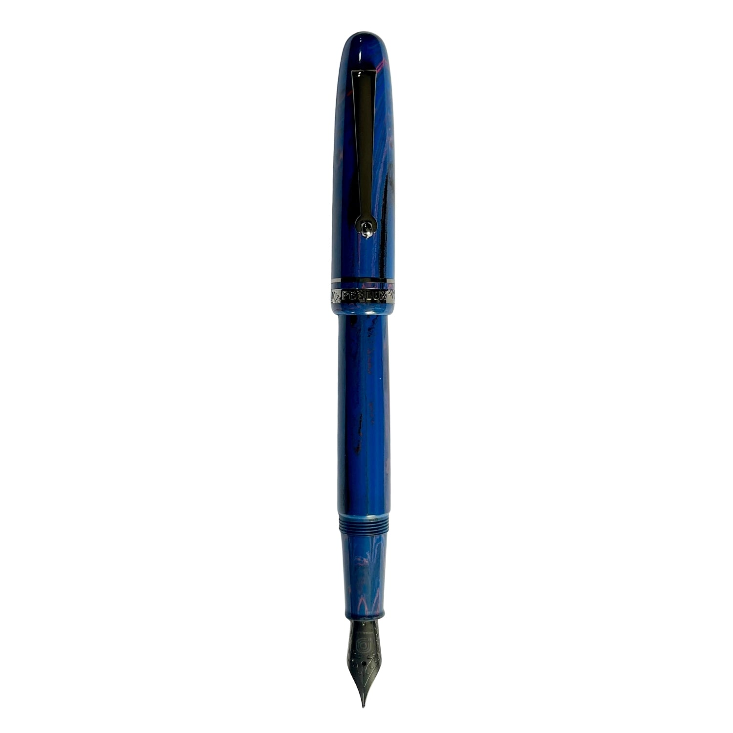 Penlux Kodachi Blue Black Marble RT Fountain Pen (Special Edition)