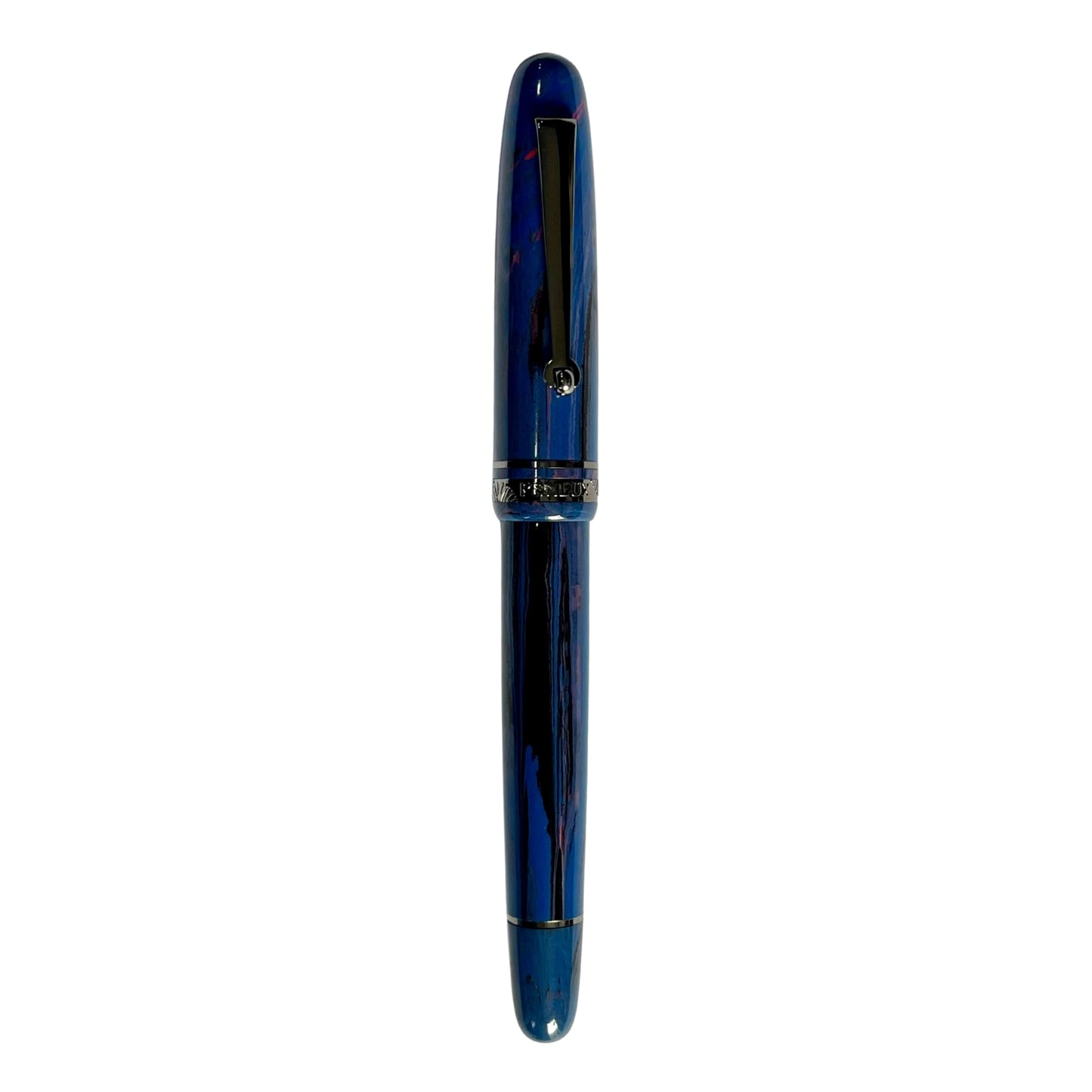 Penlux Kodachi Blue Black Marble RT Fountain Pen (Special Edition)