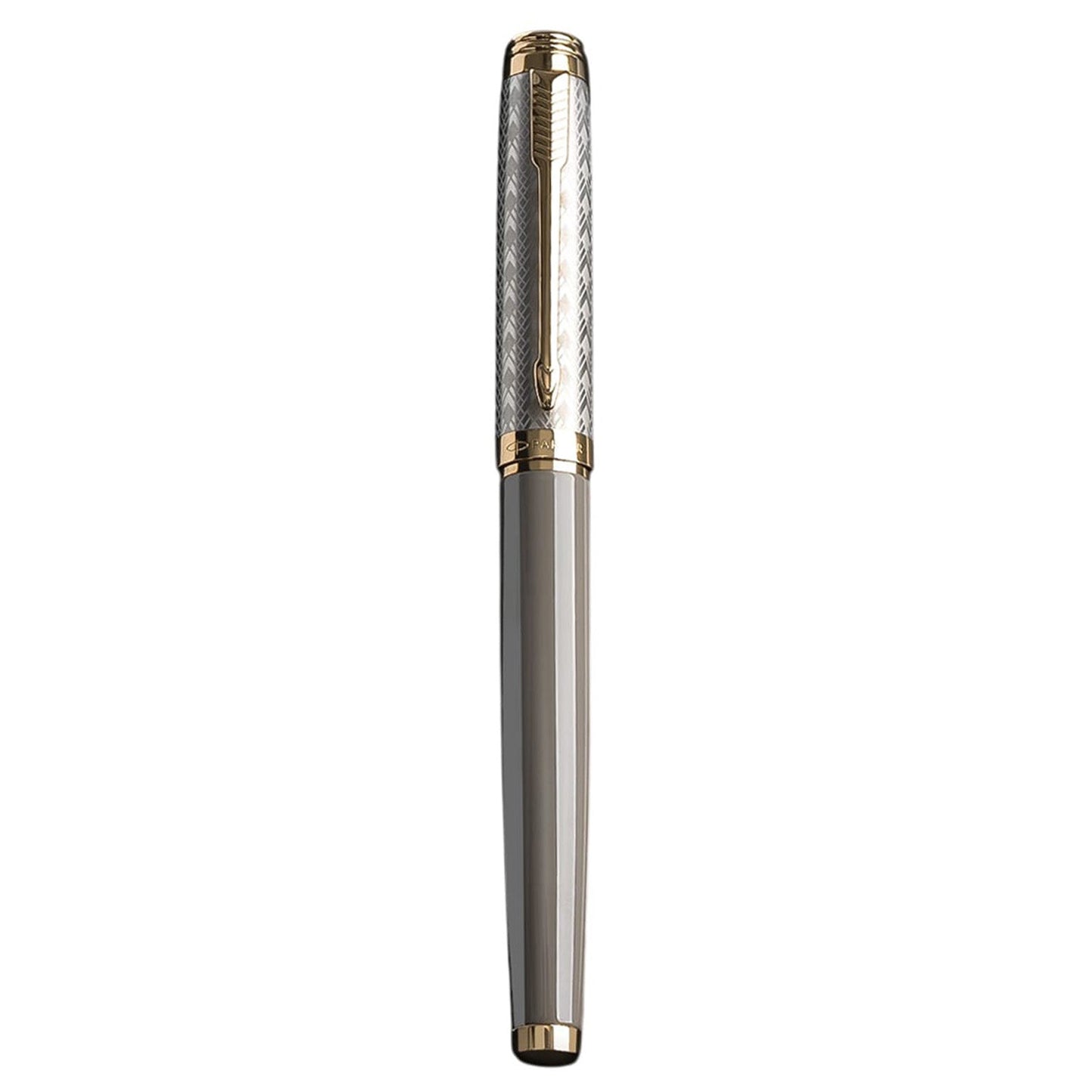 Parker Premium Ambient Deluxe Grey GT Roller Ball Pen 9000040078