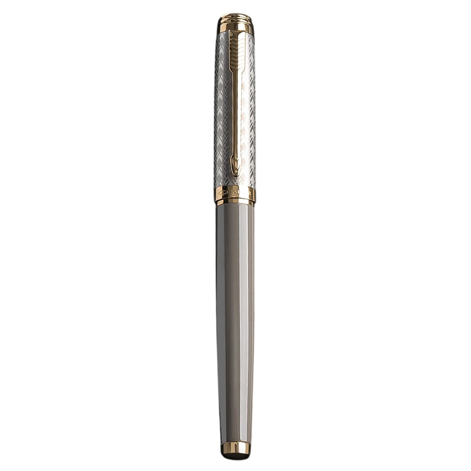 Parker Premium Ambient Deluxe Grey GT Roller Ball Pen 9000040078
