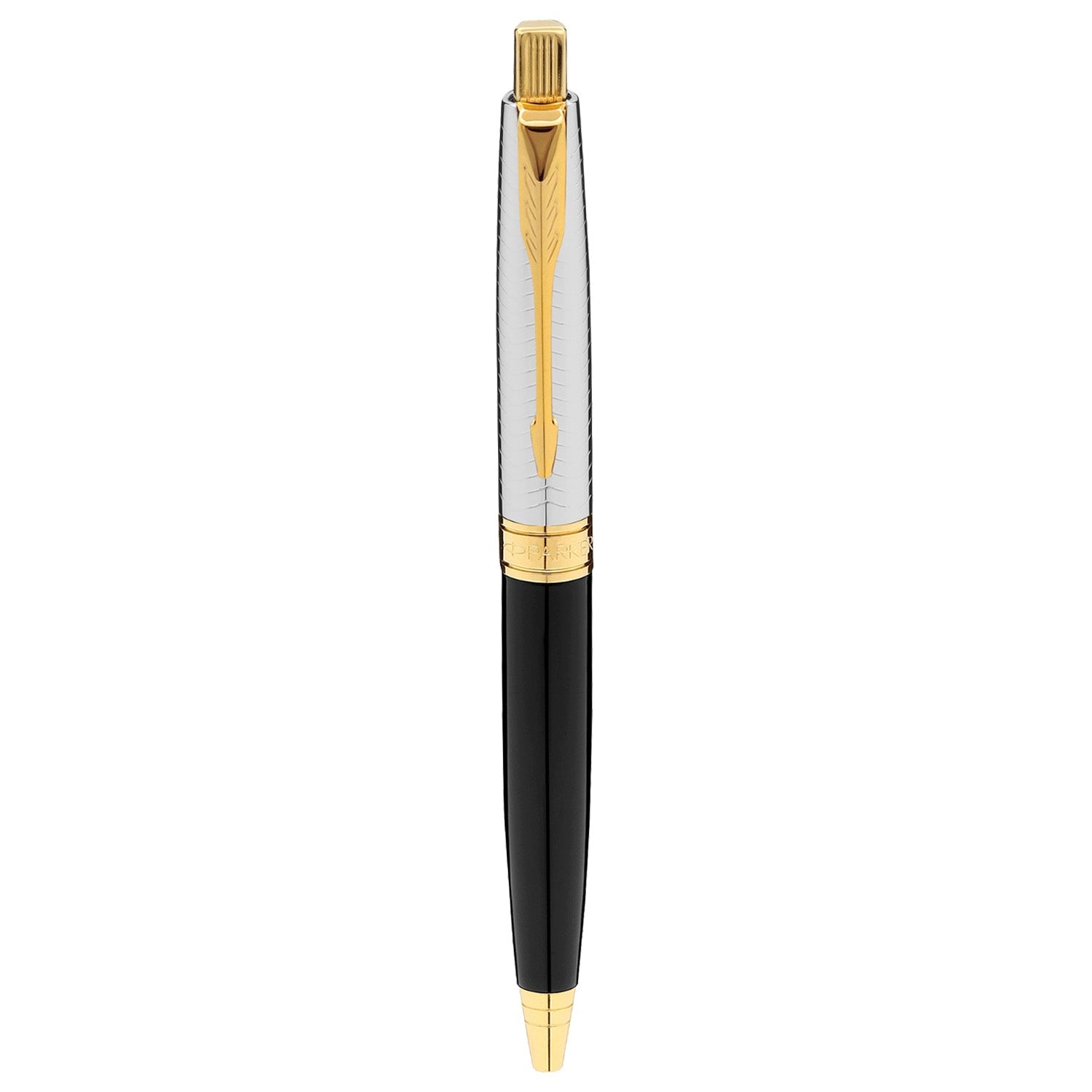 Parker Premium Aster Contemporary Black/Chrome GT Ballpoint Pen 9000037518
