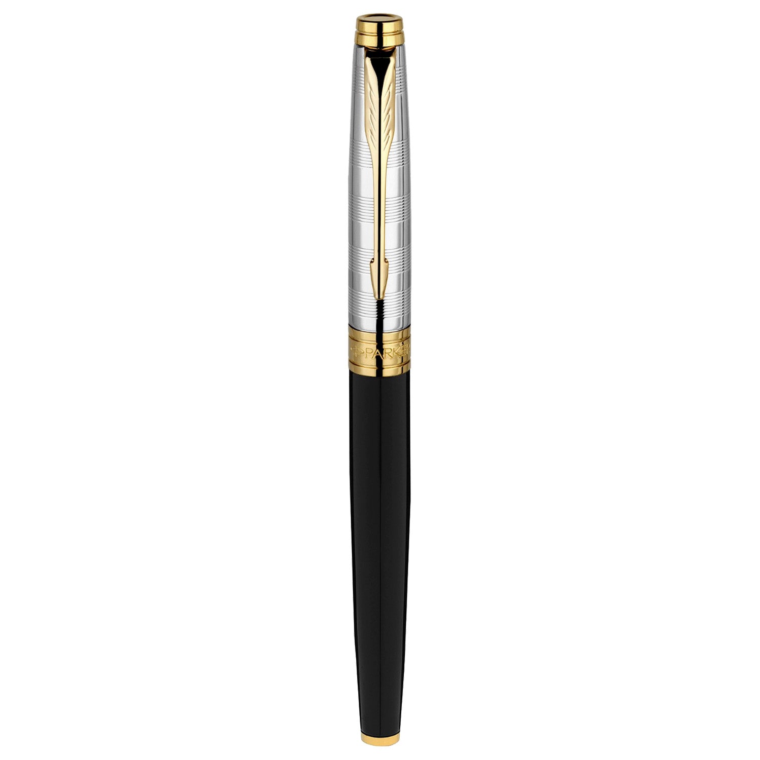 Parker Premium Aster Deluxe Black/Chrome GT Roller Ball Pen 9000037516