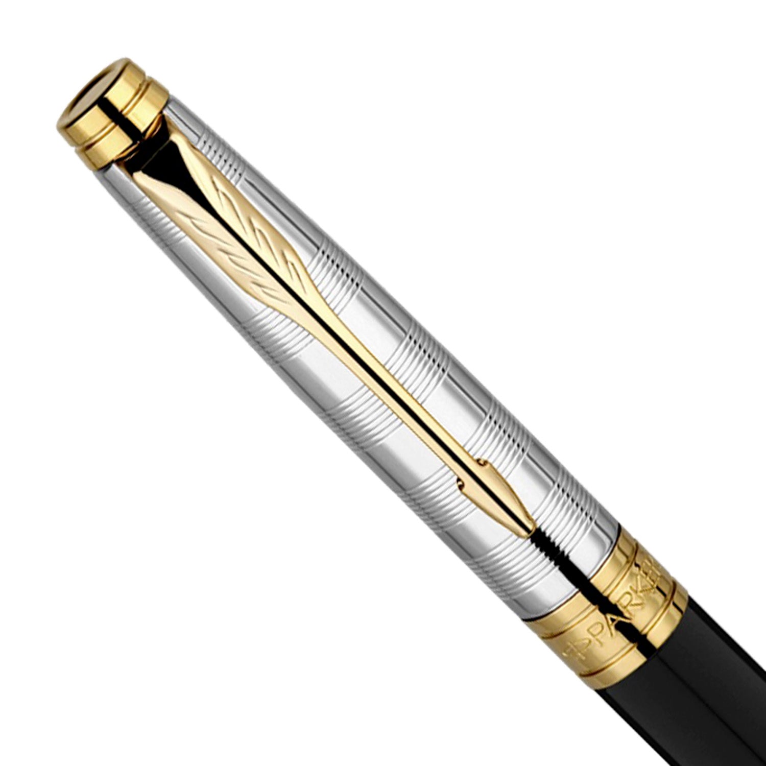 Parker Premium Aster Deluxe Black/Chrome GT Roller Ball Pen 9000037516