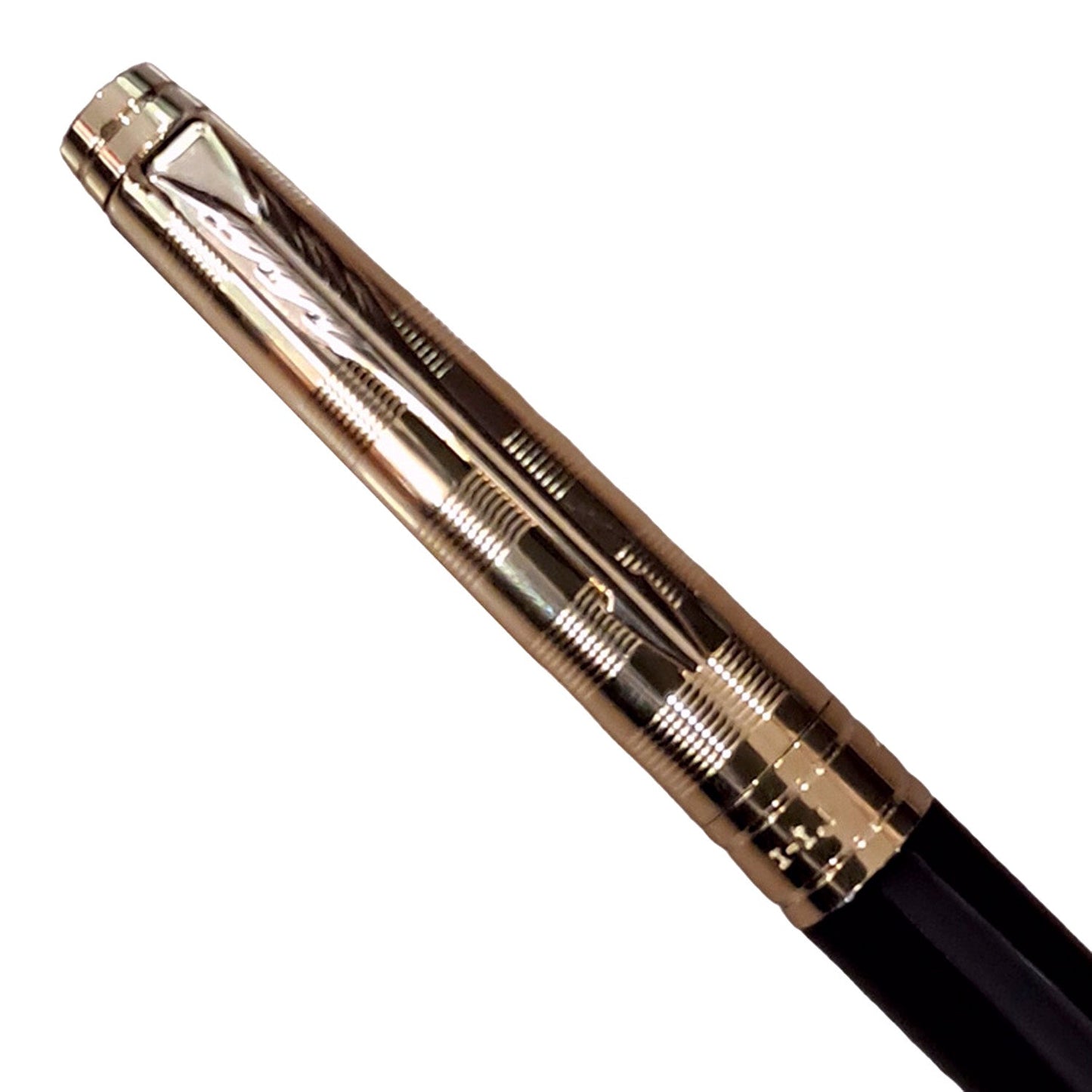 Parker Premium Aster Deluxe Black/Gold GT Roller Ball Pen 9000037507