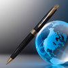 Parker Premium Aster Ring Matte Black GT Ballpoint Pen 9000025169