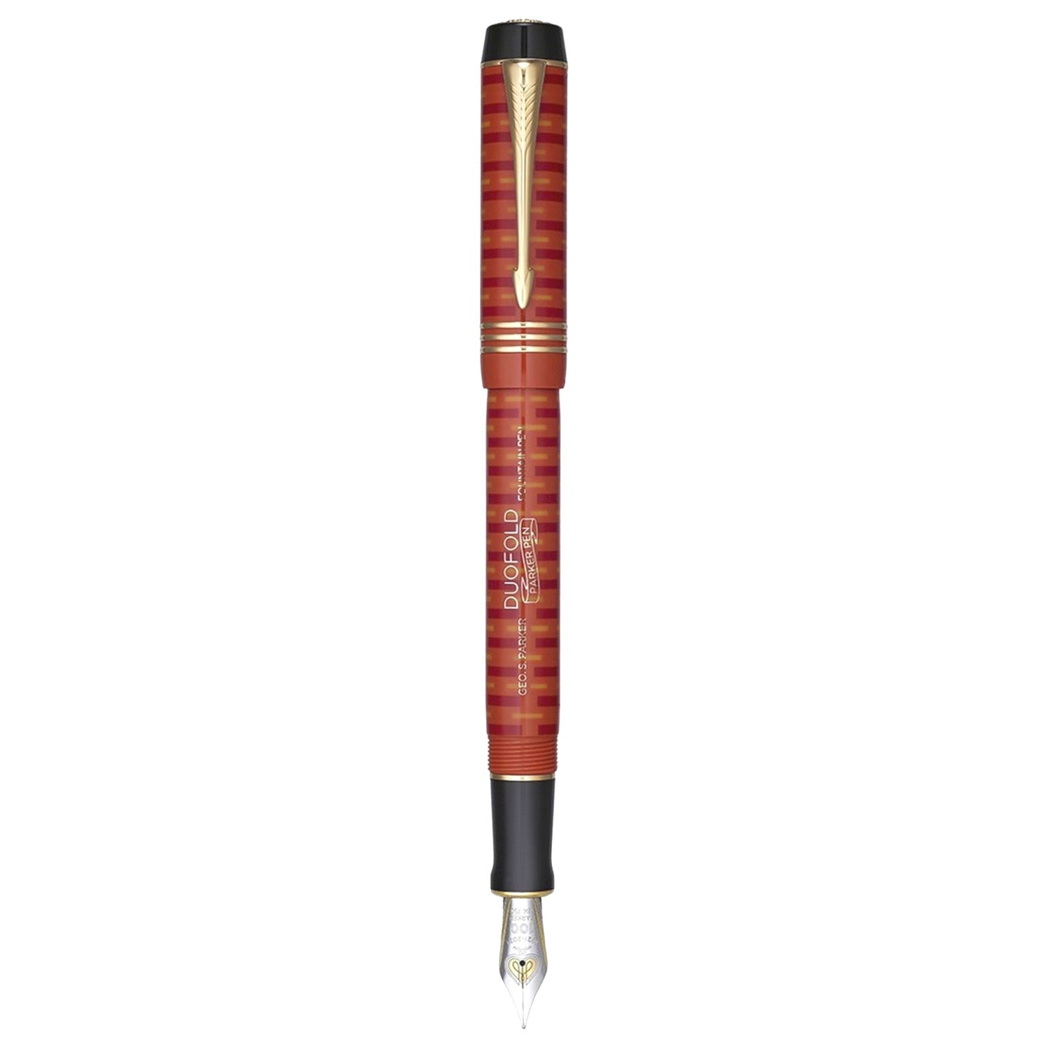 Parker Duofold 100 Red GT Fountain Pen (Limited Edition)