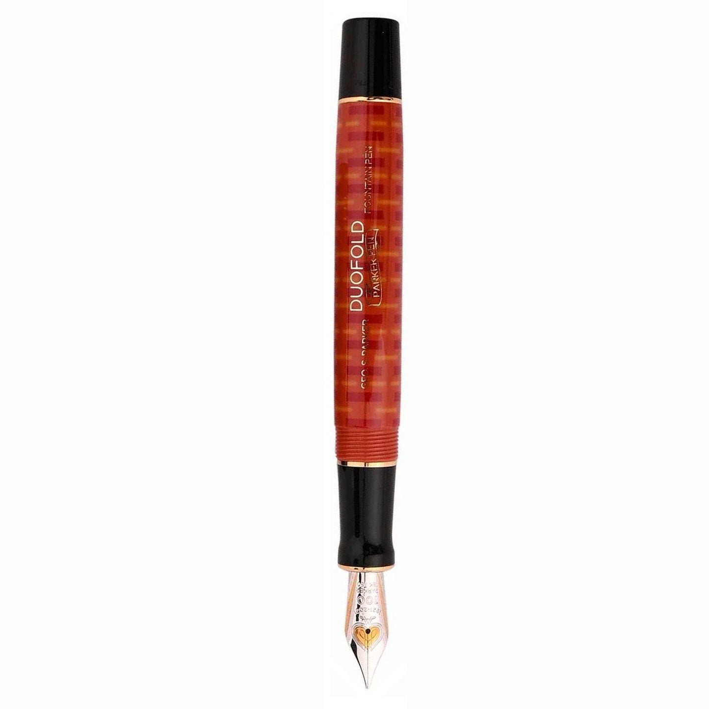 Parker Duofold 100 Red GT Fountain Pen (Limited Edition)