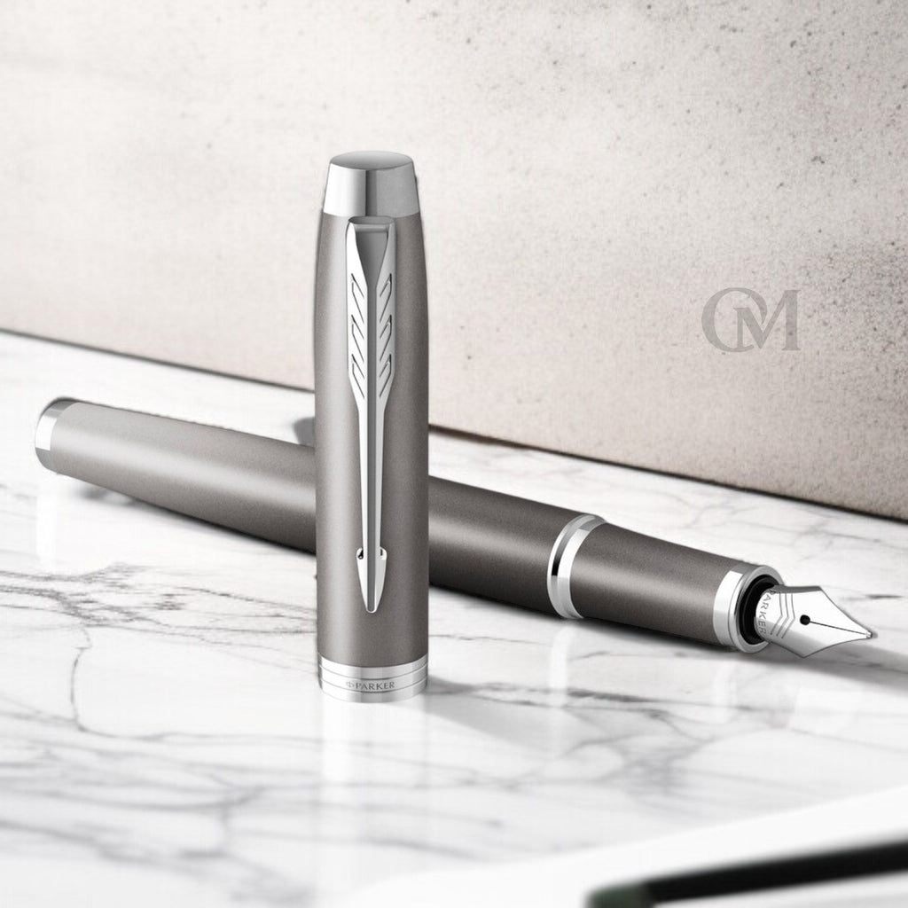 Parker Premium IM Retuals Grey Gradient CT Fountain Pen