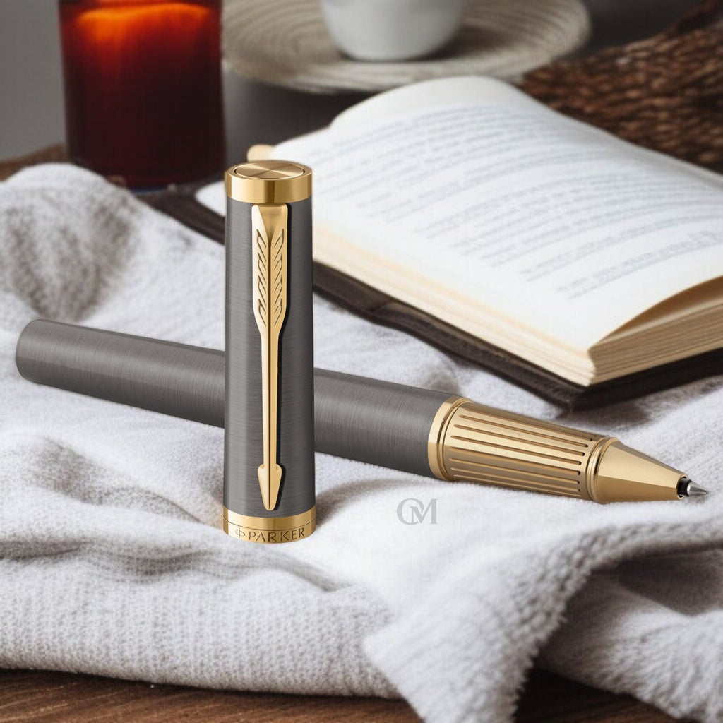 Parker Premium Ingenuity Grey GT Roller Ball Pen 9000039894