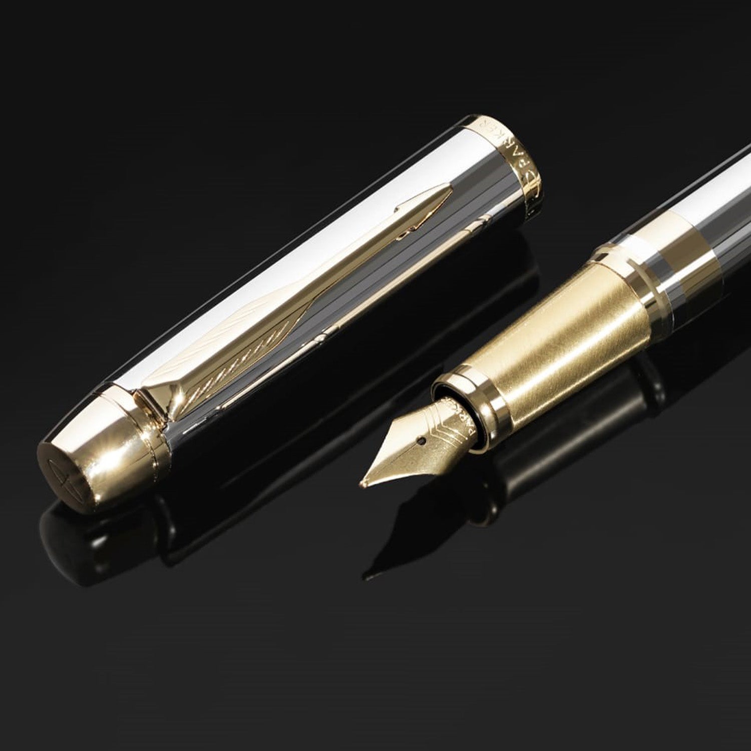 Parker Premium Odyssey Shiny Chrome GT Fountain Pen