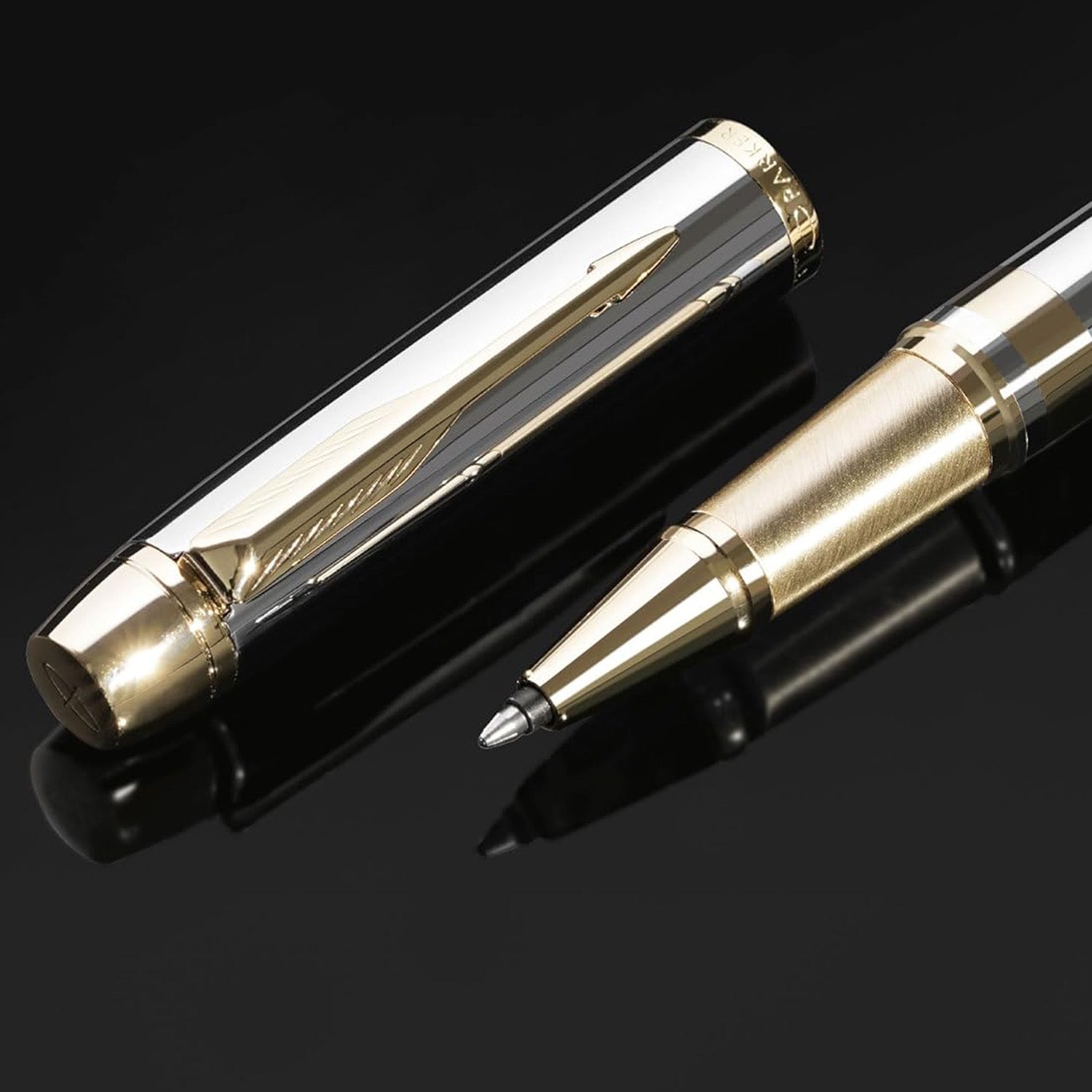 Parker Premium Odyssey Shiny Chrome GT Roller Ball Pen 9000039911