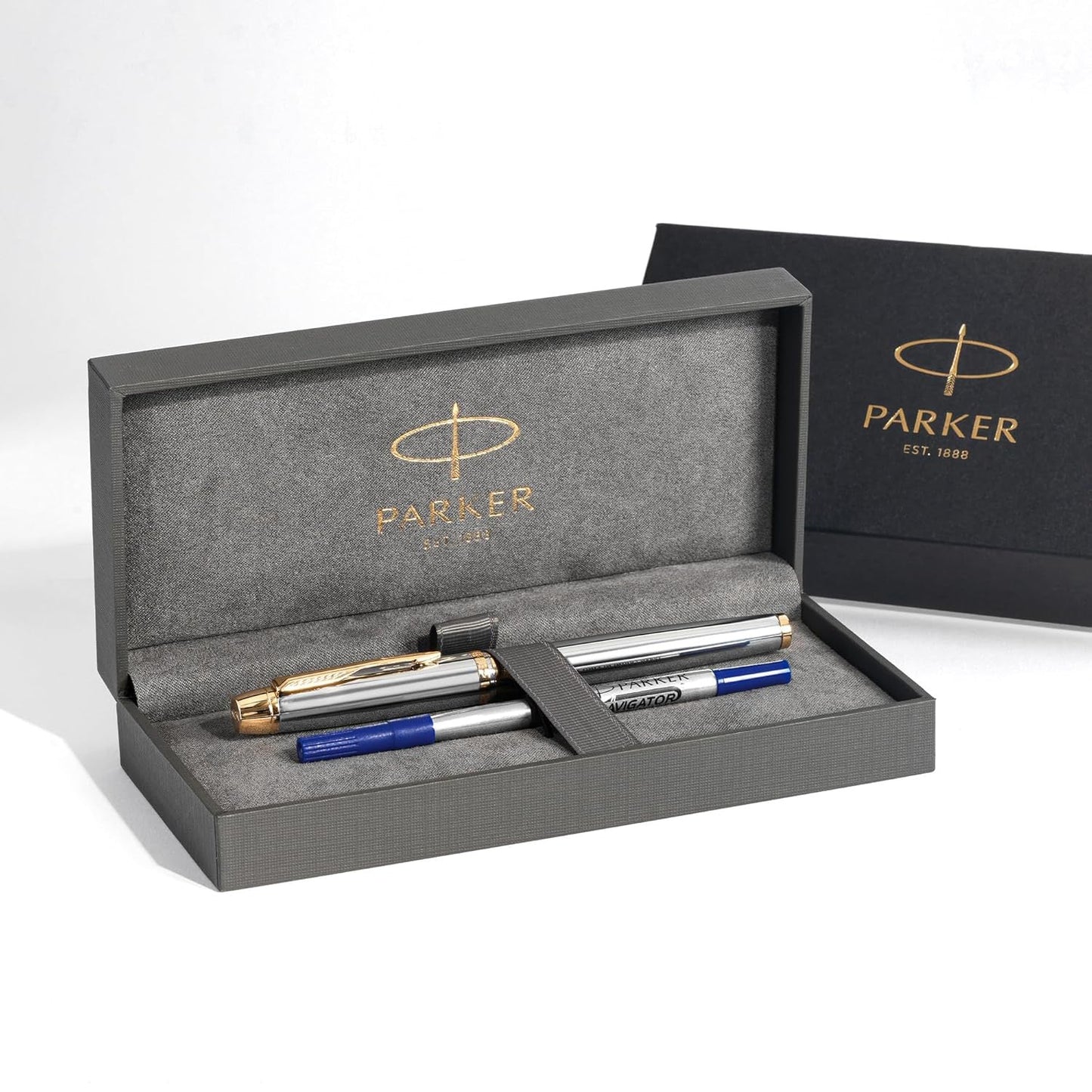 Parker Premium Odyssey Shiny Chrome GT Roller Ball Pen 9000039911