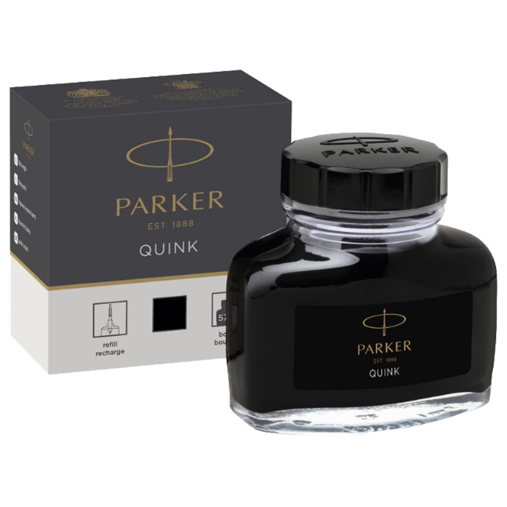 Parker Premium Quink Ink Bottle (Black 57 ML) 9000037484