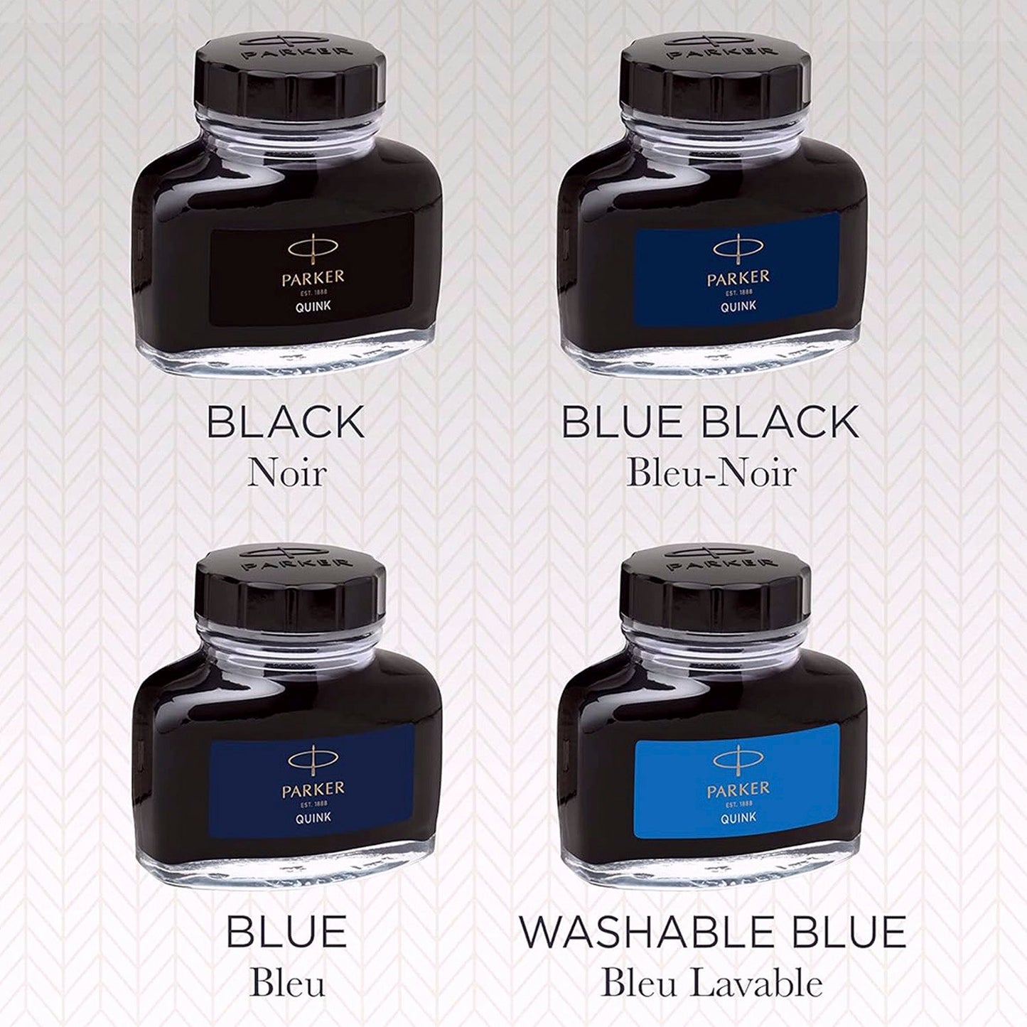 Parker Premium Quink Ink Bottle (Blue - 57 ML) 9000037483