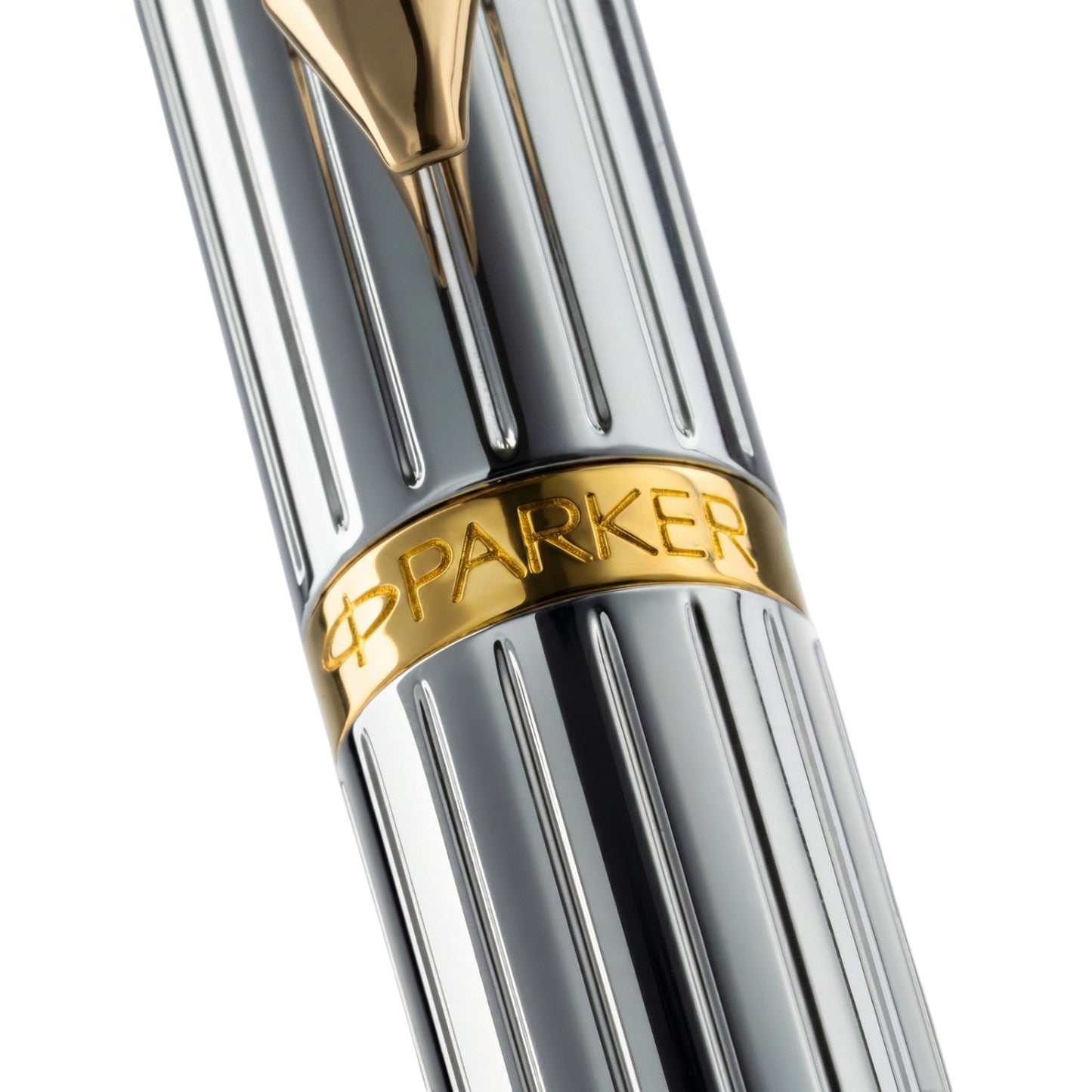 Parker Premium Rialto Shiny Chrome GT Ballpoint Pen 9000040638