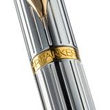 Parker Premium Rialto Shiny Chrome GT Fountain Pen