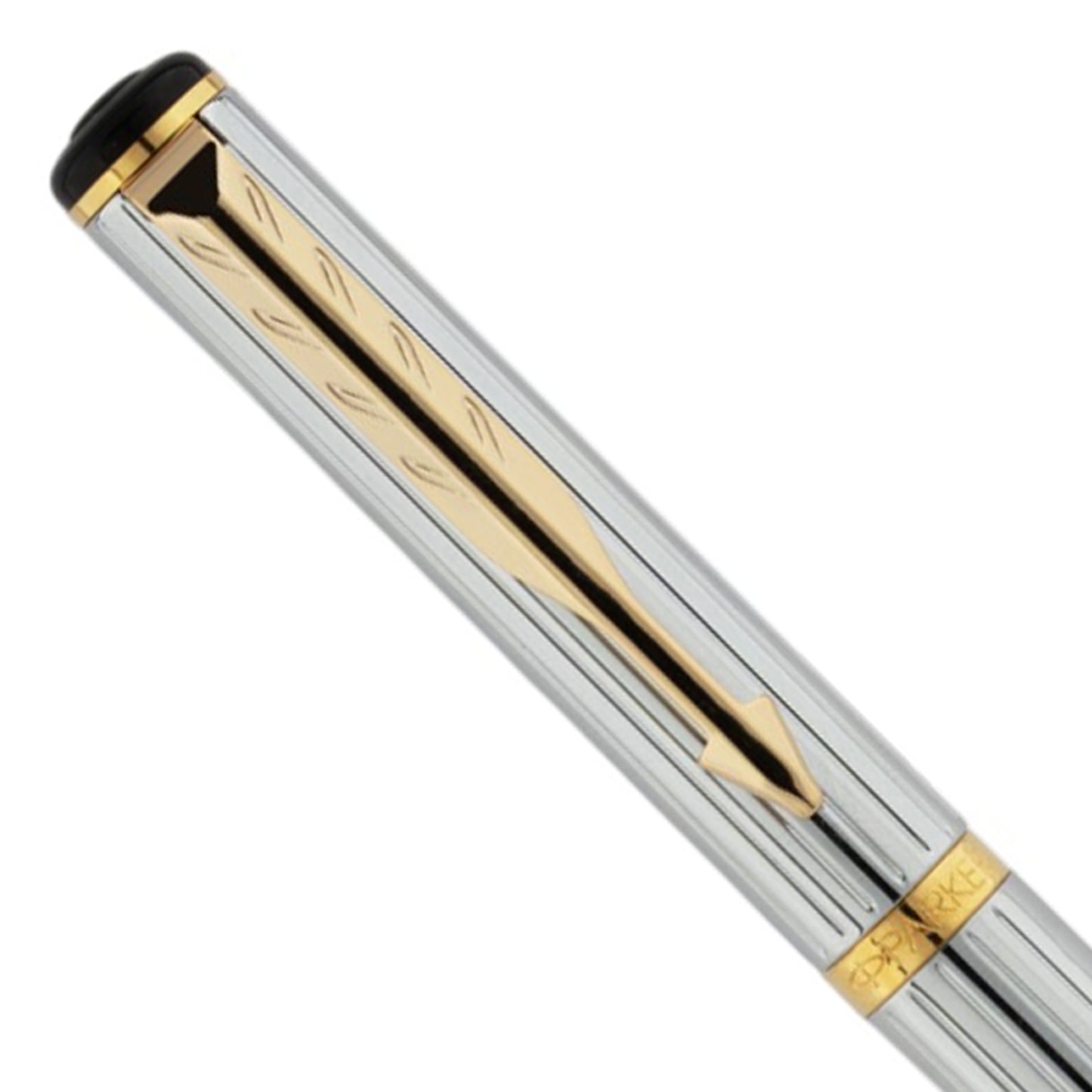 Parker Premium Rialto Shiny Chrome GT Fountain Pen