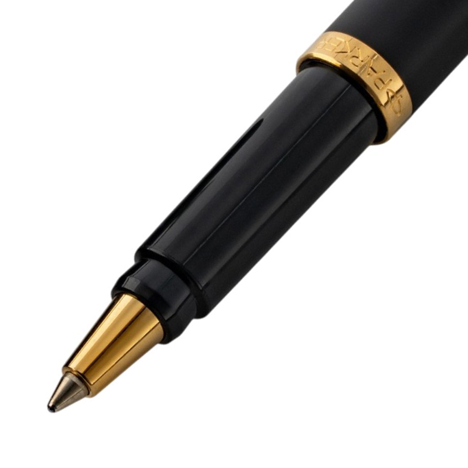 Parker Premium Rialto Matte Black GT Ballpoint Pen 9000040624